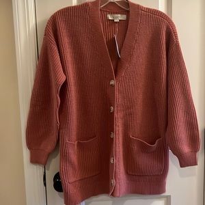 LOFT NWT Shaker Knit Cardigan